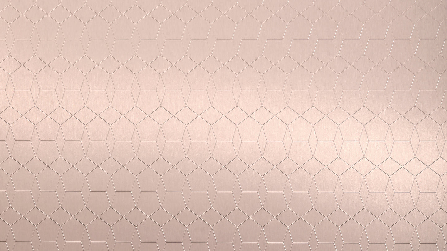 D9596 - Alu Brushed Sapphire Rosegold | Sample